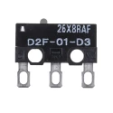 Omron Pin Plunger Micro Switch, Solder Terminal, 100mA, 30V DC, SPDT, IP40 D2F-01-D3