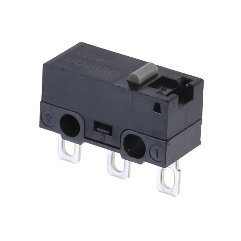 Omron Pin Plunger Micro Switch, Solder Terminal, 100mA, 30V DC, SPDT, IP40 D2F-01-D3