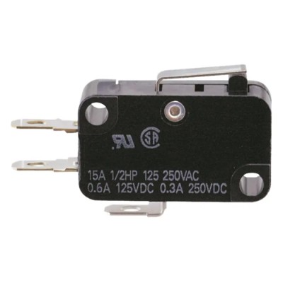 Omron Aratas Short Hinge Lever Micro Switch, Tab Terminal, 100mA, 250V AC, SPDT, IP40 VX-011-1C23