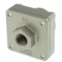 SMC Pneumatic Quick Exhaust Valve 3/8 in Female Threaded x 1 Mpa with Built-in Silencer AQ3000-03