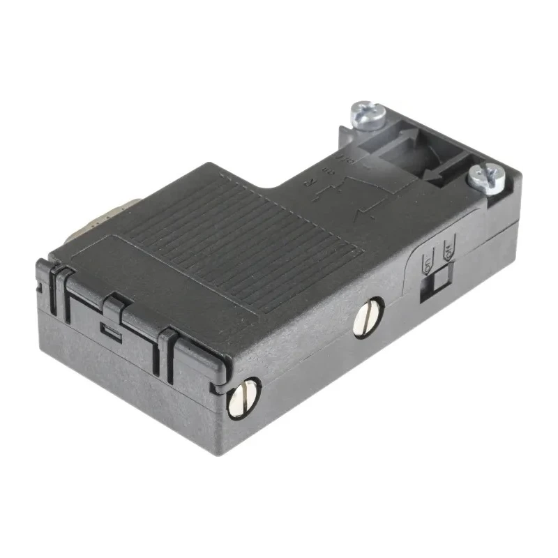 Siemens PROFIBUS 9 Way Right Angle Cable D-Sub Connector Female 6ES7972-0BA12-0XA0