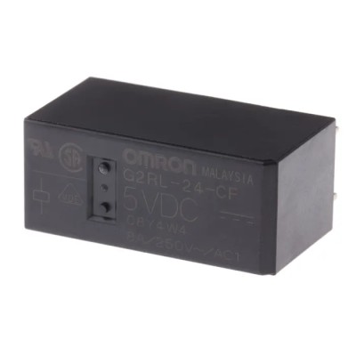 Omron PCB Power Relay 5V DC Coil 8A Switching Current DPDT G2RL-24-CF DC5