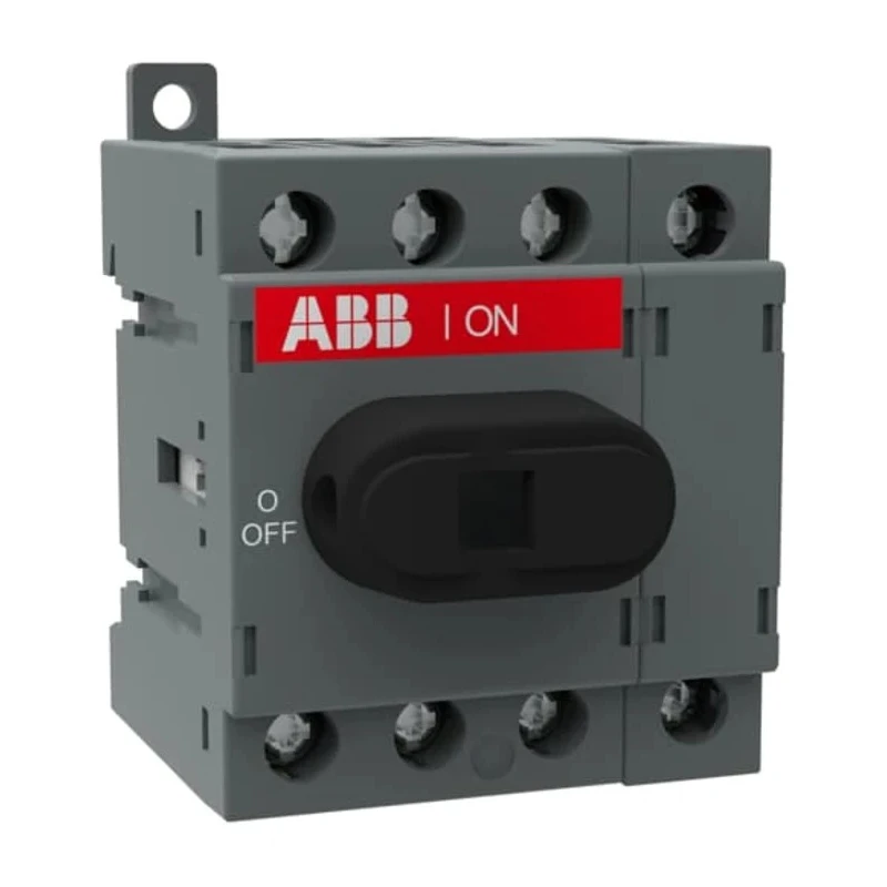 ABB 4-Pole DIN Rail Non-Fused Isolator Switch, IP20, 16A, 75 kW OT16F4N2 1SCA104829R1001