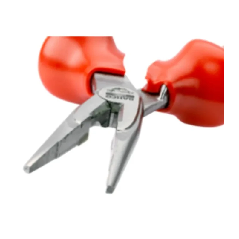 Bahco VDE/1000V Approved Long Nose Plier, Stainless Steel, Chrome Finish, 200mm Overall, 72mm Jaw, Model 2430V-200