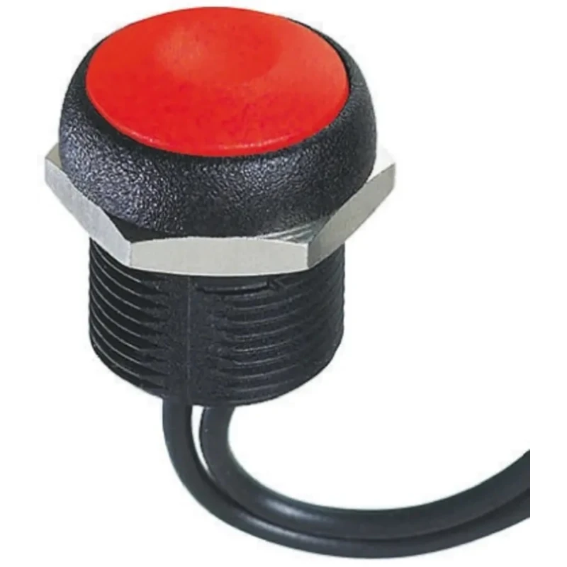 APEM IR Series Momentary Push Button Switch, Panel Mount, 14.8 mm Cutout, SPST, IP67, 48 V dc 250 V ac IRR3F492