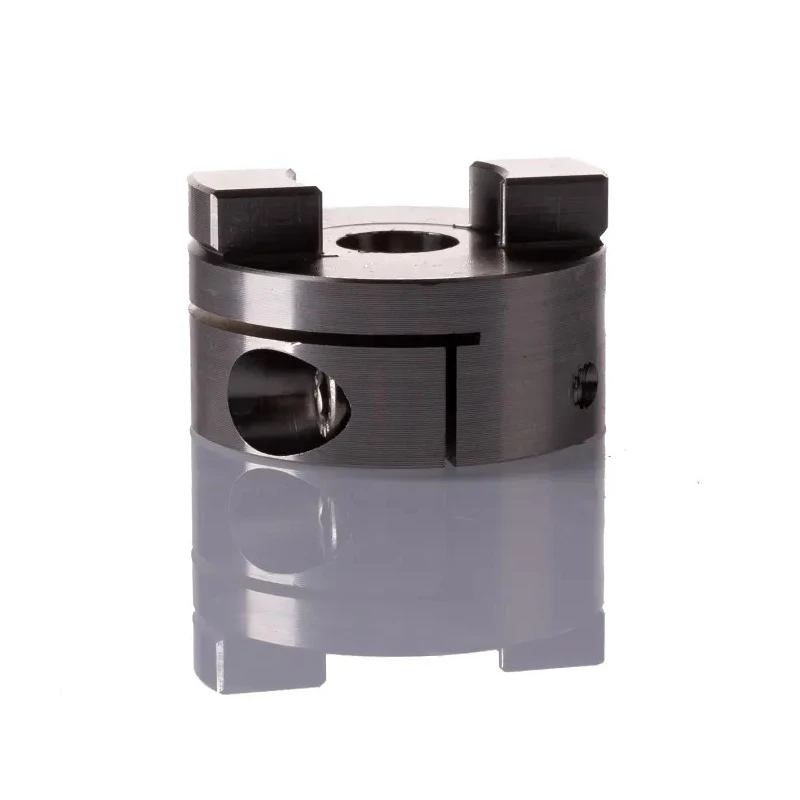 Huco Stainless Steel Clamp Style Coupler 41.3 mm OD, 12 mm Bore Finished with No Keyway, 41 mm Length 852.41.35