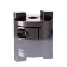Huco Stainless Steel Clamp Style Coupler 41.3 mm OD, 12 mm Bore Finished with No Keyway, 41 mm Length 852.41.35