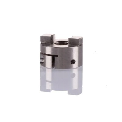 Huco Stainless Steel Clamp Style Coupler 19 mm Outside Diameter, 6.35 mm Bore Diameter, 19 mm Hub Length, Model 852.19.24