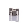Huco Stainless Steel Clamp Style Coupler 19 mm Outside Diameter, 6.35 mm Bore Diameter, 19 mm Hub Length, Model 852.19.24
