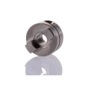 Huco Stainless Steel Clamp Style Coupler 19 mm Outside Diameter, 6.35 mm Bore Diameter, 19 mm Hub Length, Model 852.19.24