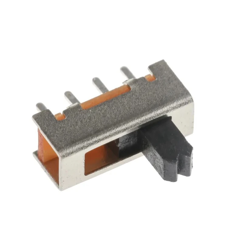 KNITTER-SWITCH PCB Slide Switch SPST 350mA, Solder Terminal, 30V DC, 15mm x 5.6mm x 11mm MFP130