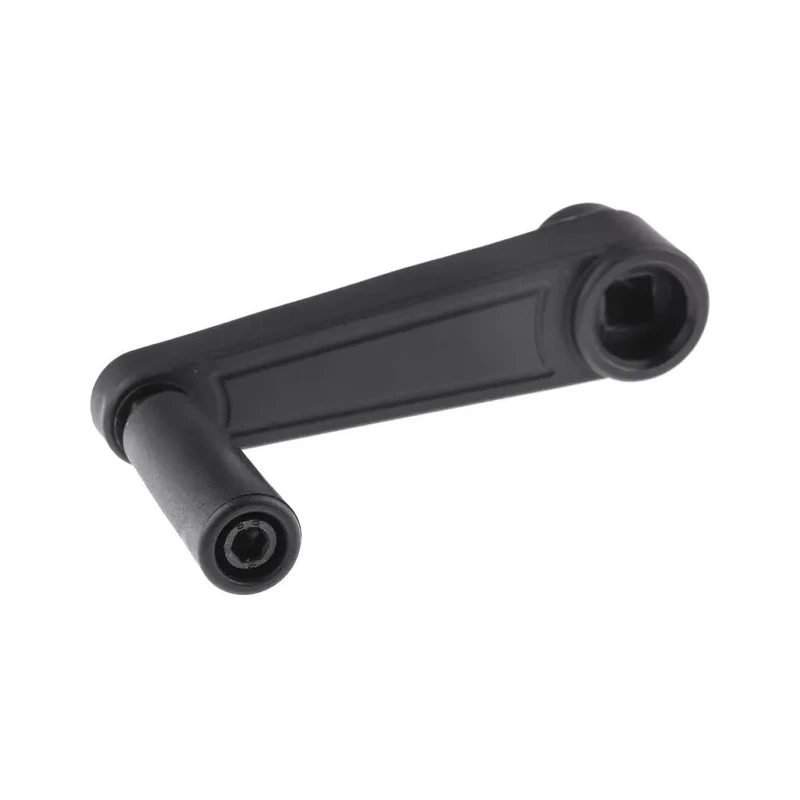 RS PRO Nylon Crank Handle 110 mm Radius High Impact Thermoplastic Matt Black 702-7829