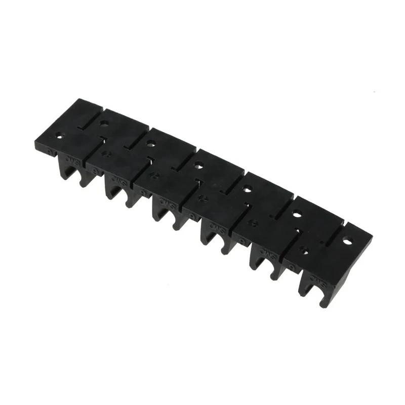 SMC Polypropylene Tube Clip for 6 mm OD Tubes, 12 Tubes Capacity, Temperature Range -20 °C to 60 °C TM-06
