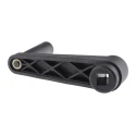 RS PRO Nylon Crank Handle 110 mm Radius High Impact Thermoplastic Matt Black 702-7829