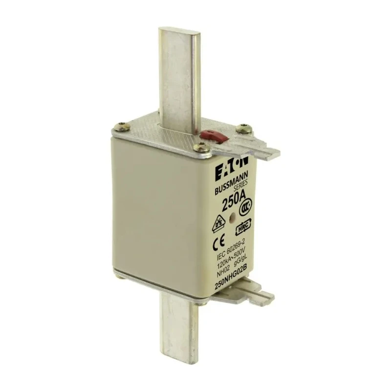Eaton NH Fuse NH2 250A Current Rating 500V Voltage Dual Indication Dual Indication 150mm Length 250NHG02B