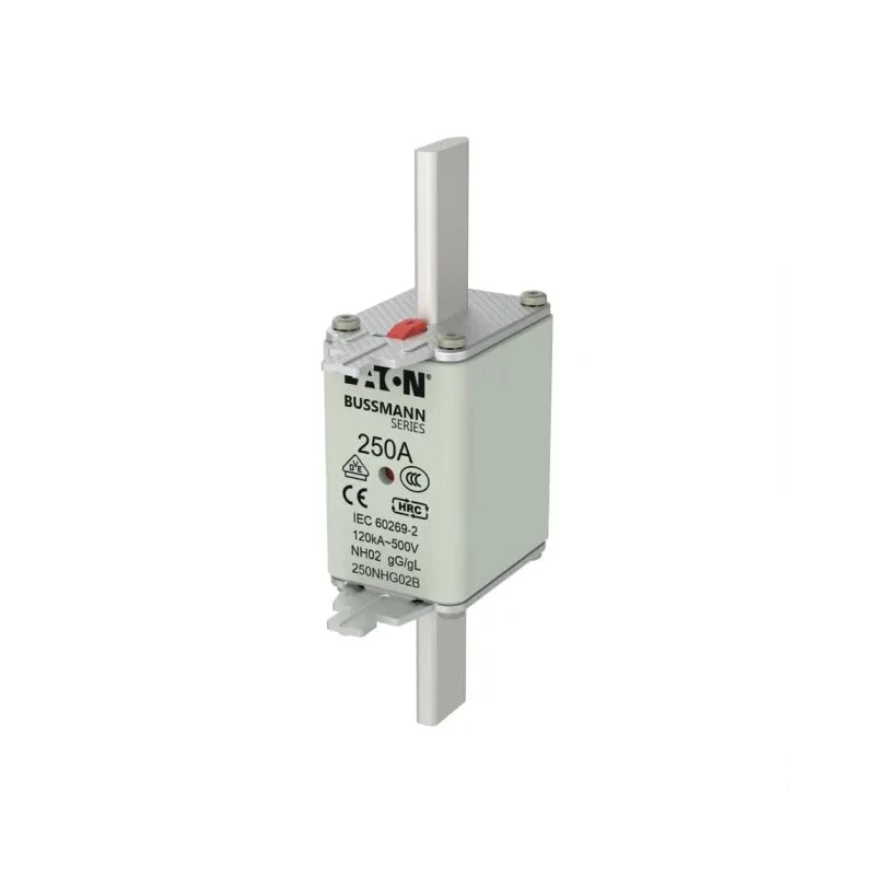 Eaton NH Fuse NH2 250A Current Rating 500V Voltage Dual Indication Dual Indication 150mm Length 250NHG02B