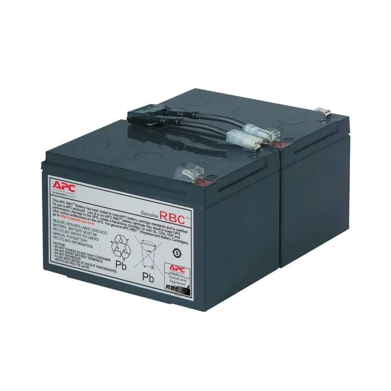 APC UPS Replacement Battery Cartridge 94mm Length 152mm Width RBC6