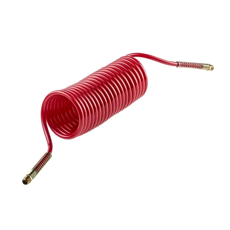 RS PRO 6 m Red Polyamide Recoil Hose 1/4 NPT Swivel Male Connectors 18 bar Operating Pressure 80°C Model 700-5712