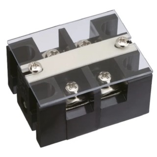 Sato Parts Non-Fused Terminal Block 2-Way 30A Screw, 250V Phenolic Resin ML-11-30F-2P