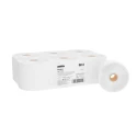 Hostess Jumbo Size Toilet Roll 12 Rolls 12000 Sheets 76mm Core Diameter Single Ply 8613