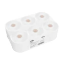 Hostess Jumbo Size Toilet Roll 12 Rolls 12000 Sheets 76mm Core Diameter Single Ply 8613