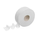 Hostess Jumbo Size Toilet Roll 12 Rolls 12000 Sheets 76mm Core Diameter Single Ply 8613