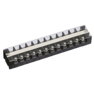 Sato Parts Non-Fused Terminal Block 12-Way 30A Screw Phenolic Resin 250V ML-11-30F-12P