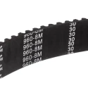 RS PRO High Durability HTD Rubber Timing Belt, 120 Teeth, 960 mm Length, 30 mm Width, Fibreglass Cord 175-5249