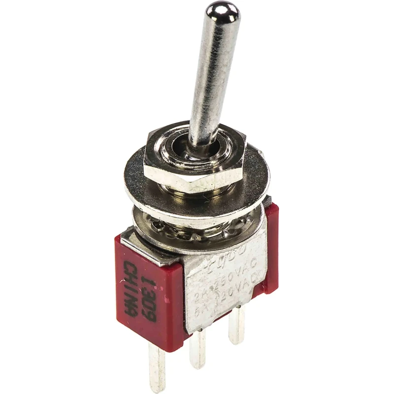 TE Connectivity Toggle Switch PCB Mount On-On SPDT, Through Hole Terminal, 28 V dc, 115 V ac 6-1825136-3