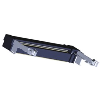 TE Connectivity 0.8 mm Pitch 124 Way Right Angle Surface Mount DIMM Socket 440360-2