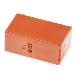 TE Connectivity RT1 Series PCB Power Relay, SPST Contact, 5V DC Coil, 16A Switching Current 1-1415898-8