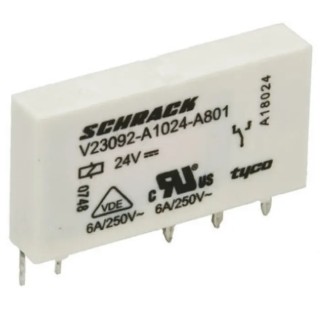 TE Connectivity PCB Power Relay 5V DC Coil 6A Switching Current SPST SNR Series 9-1415067-1