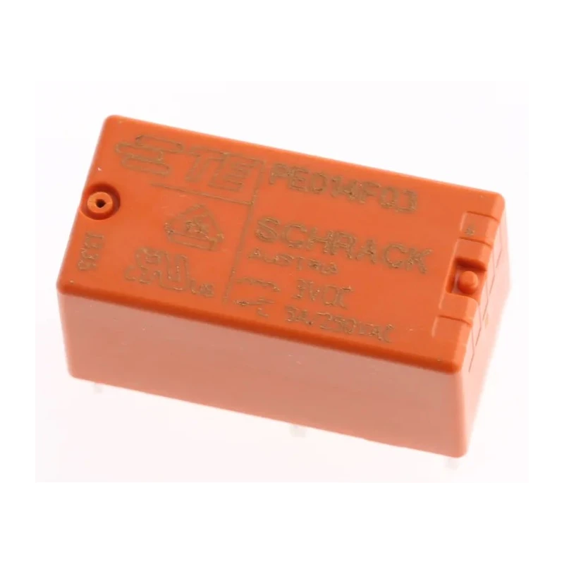 TE Connectivity SCHRACK PCB Power Relay, 3V dc Coil Voltage, 5A Switching Current, SPDT Contact Configuration 1415390-1