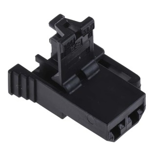 TE Connectivity Junior Power Timer Automotive Connector Female Black Cable 2 Way Crimp Termination 964587-1