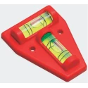 Stabila 60 mm Cross Spirit Level 2 Vials, Plastic, 45 x 60 x 14 mm 7804