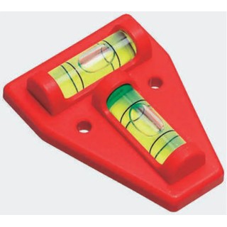 Stabila 60 mm Cross Spirit Level 2 Vials, Plastic, 45 x 60 x 14 mm 7804