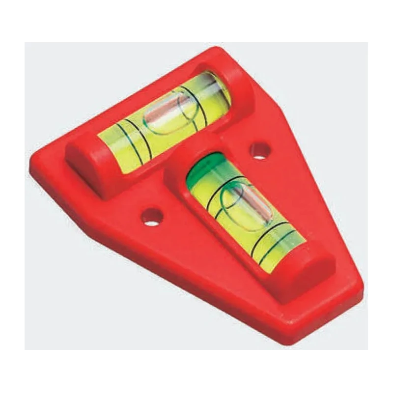 Stabila 60 mm Cross Spirit Level 2 Vials, Plastic, 45 x 60 x 14 mm 7804