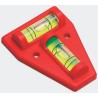 Stabila 60 mm Cross Spirit Level 2 Vials, Plastic, 45 x 60 x 14 mm 7804