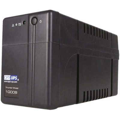 OPTI Line Interactive Uninterruptible Power Supply 230 V Input 800 VA 480 W Backup 33 min Stand Alone 2 Outlets TS1000B