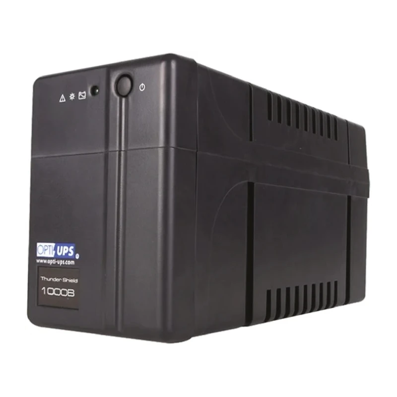 OPTI Line Interactive Uninterruptible Power Supply 230 V Input 800 VA 480 W Backup 33 min Stand Alone 2 Outlets TS1000B