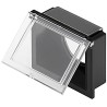 EAO Push Button Flip Guard for Use with Series 61 Switch 30mm Width Transparent Cover 61-9922.0