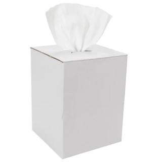 RS PRO Dry Industrial Wipes Box of 280, 300 x 380 mm, Single Use White 176-3655