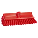 Vikan Red Scrubbing Brush, 41 mm Bristle Length, Polyester Bristle Material 70474
