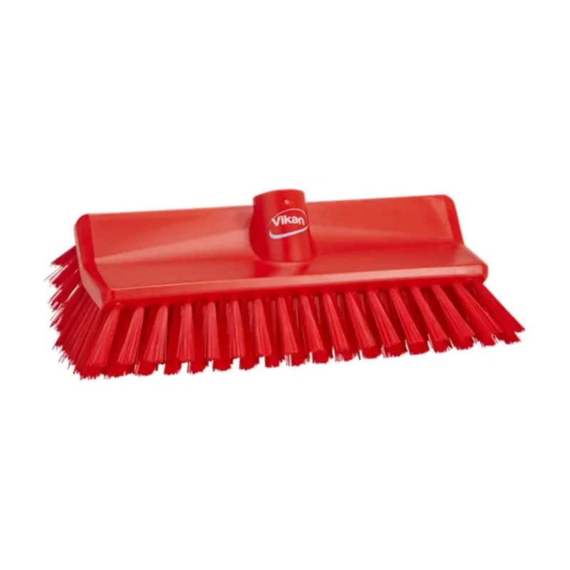 Vikan Red Scrubbing Brush, 41 mm Bristle Length, Polyester Bristle Material 70474