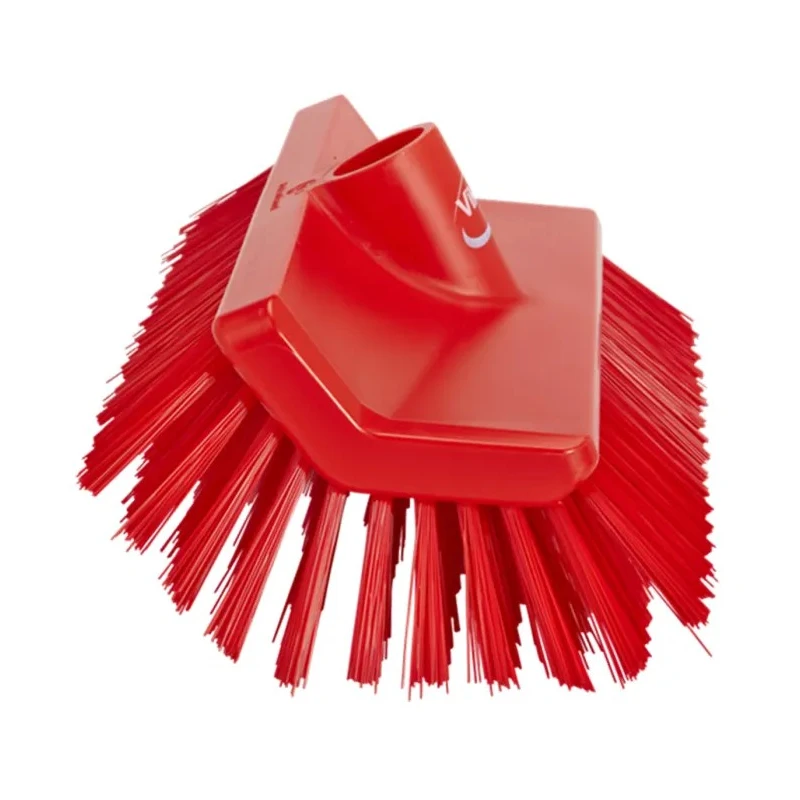Vikan Red Scrubbing Brush, 41 mm Bristle Length, Polyester Bristle Material 70474
