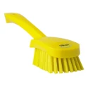 Vikan Hard Bristle Yellow Scrubbing Brush 36 mm Bristle Length, Polyester Bristle Material 41926