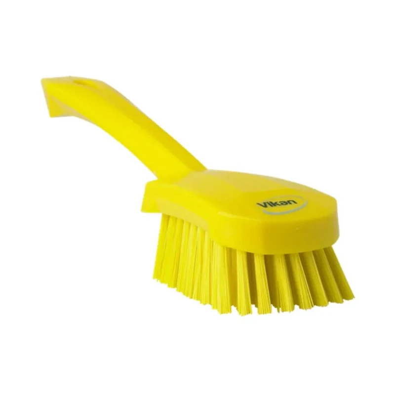 Vikan Hard Bristle Yellow Scrubbing Brush 36 mm Bristle Length, Polyester Bristle Material 41926