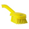Vikan Hard Bristle Yellow Scrubbing Brush 36 mm Bristle Length, Polyester Bristle Material 41926