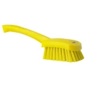 Vikan Hard Bristle Yellow Scrubbing Brush 36 mm Bristle Length, Polyester Bristle Material 41926