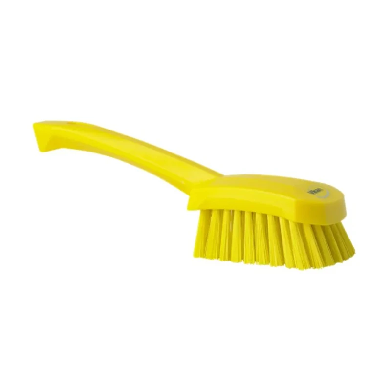 Vikan Hard Bristle Yellow Scrubbing Brush 36 mm Bristle Length, Polyester Bristle Material 41926